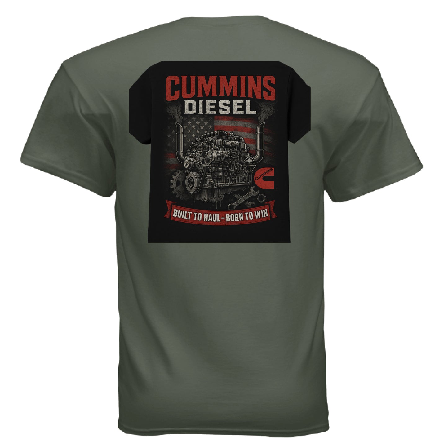 MILITARY GREEN - BACK