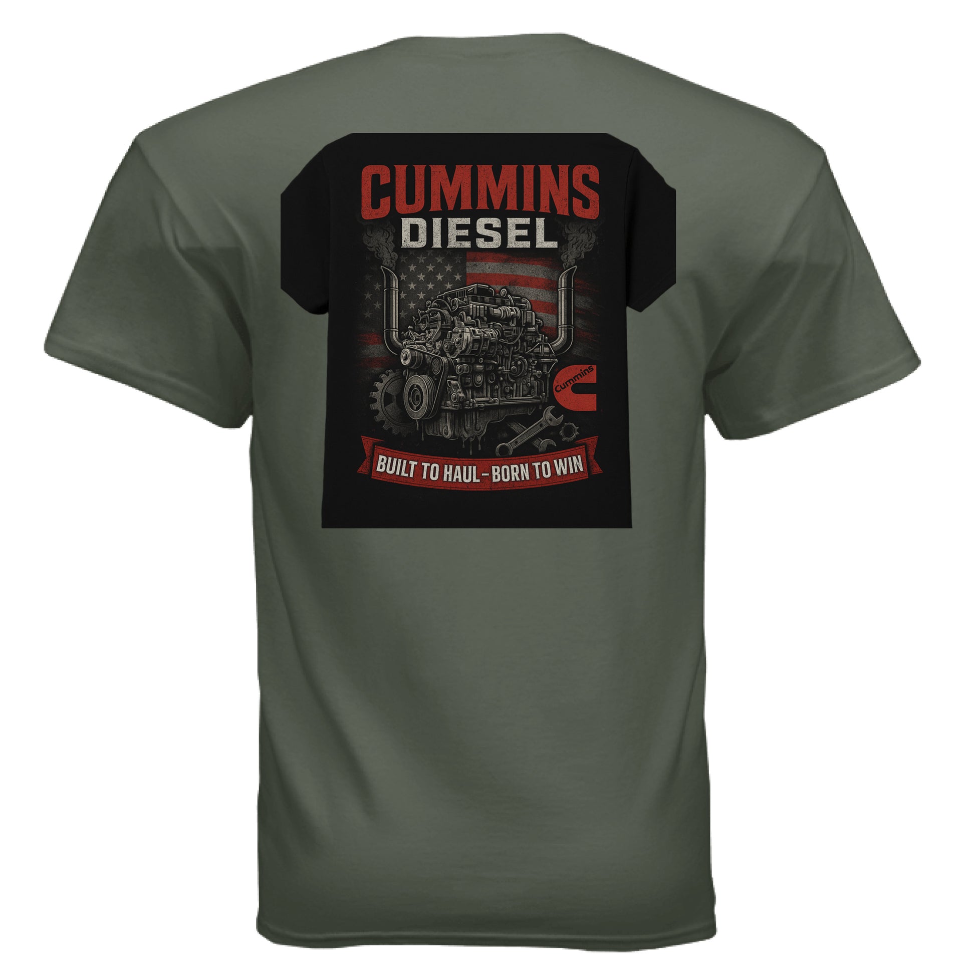 MILITARY GREEN - BACK